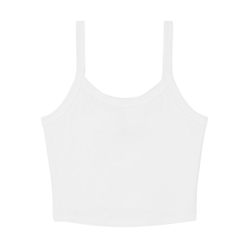 Womens-Micro-Rib-Spaghetti-Strap-Tank