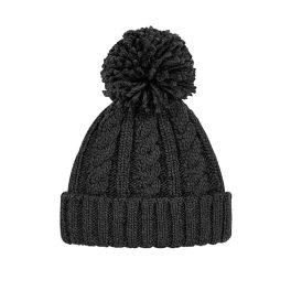 Cable-Knit-Melange-Beanie