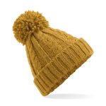 Cable-Knit-Melange-Beanie