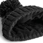 Cable-Knit-Melange-Beanie