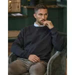 Ribbed-Interlock-Crew-Neck