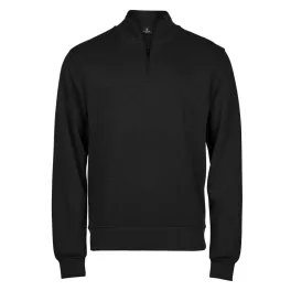 Ribbed-Interlock-Half-Zip