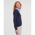 Ladies-V-Neck-Knitted-Pullover