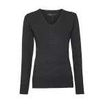 Ladies-V-Neck-Knitted-Pullover