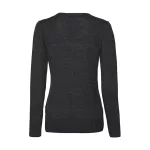 Ladies-V-Neck-Knitted-Pullover