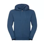 Mens-Authentic-Melange-Zipped-Hood-Sweat