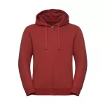 Mens-Authentic-Melange-Zipped-Hood-Sweat