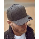 Heringbone-Melange-Cap