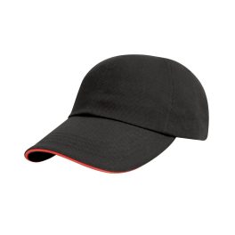 Brushed-Cotton-Decorator-Cap-with-Sandwich-Peak