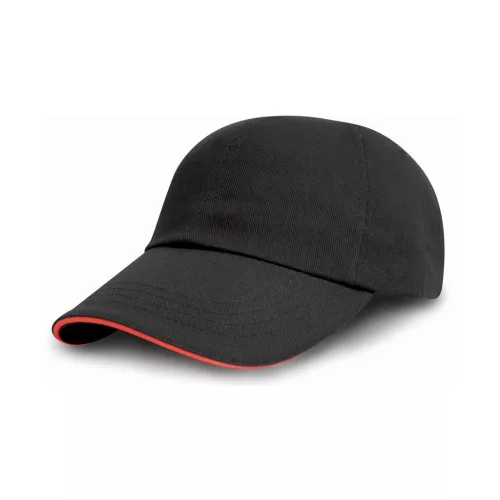 Brushed-Cotton-Decorator-Cap-with-Sandwich-Peak