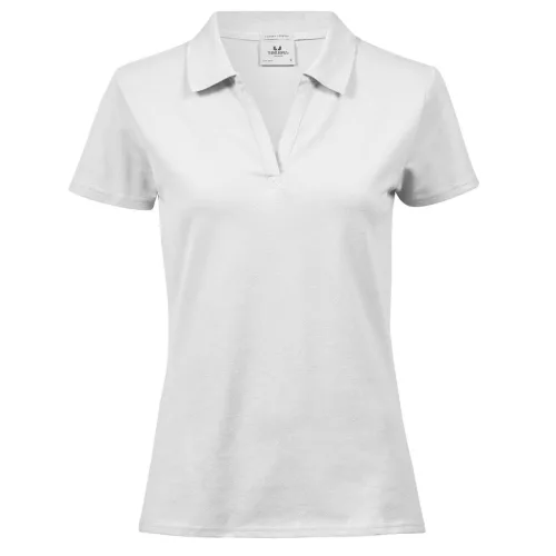 Womens-Luxury-Stretch-V-Polo