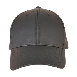 Synthetic-Leather-Alpha-Shape-Dad-Cap