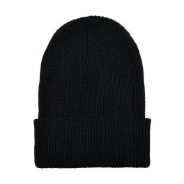 Recycled-Yarn-Ribbed-Knit-Beanie