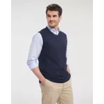 Adults-V-Neck-Sleeveless-Knitted-Pullover