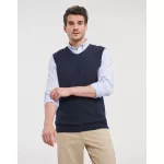 Adults-V-Neck-Sleeveless-Knitted-Pullover