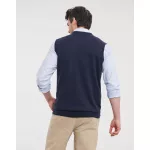 Adults-V-Neck-Sleeveless-Knitted-Pullover