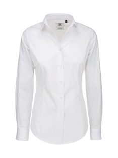 Black-Tie-LSL-women-Poplin-Shirt