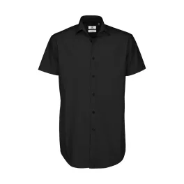 Black-Tie-SSL-men-Poplin-Shirt