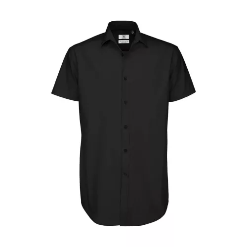 Black-Tie-SSL-men-Poplin-Shirt