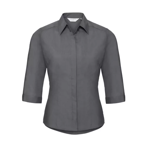 3-4-sleeve-Poplin-Shirt