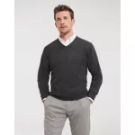 Mens-V-Neck-Knitted-Pullover