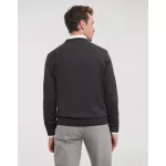 Mens-V-Neck-Knitted-Pullover