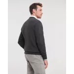 Mens-V-Neck-Knitted-Pullover