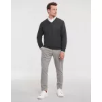 Mens-V-Neck-Knitted-Pullover
