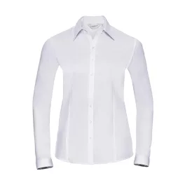 Ladies-LS-Herringbone-Shirt