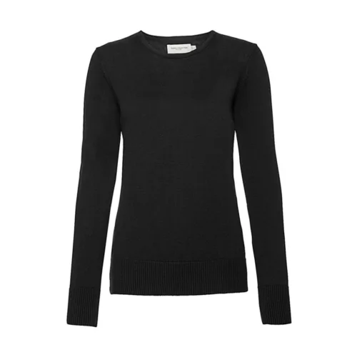 Ladies-Crew-Neck-Knitted-Pullover