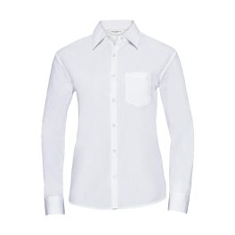 Ladies-LS-Poplin-Shirt