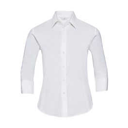 Tailored-Blouse-with-3-4-Sleeves