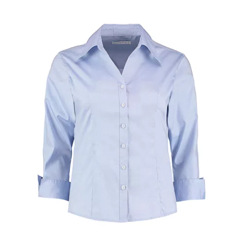 Womens-Tailored-Fit-Premium-Oxford-3-4-Shirt