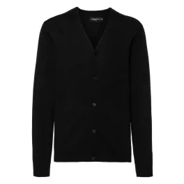 Mens-V-Neck-Knitted-Cardigan