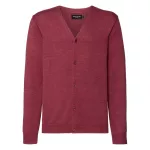 Mens-V-Neck-Knitted-Cardigan