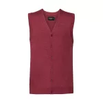 Mens-V-Neck-Sleeveless-Knitted-Cardigan