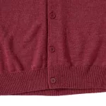 Mens-V-Neck-Sleeveless-Knitted-Cardigan