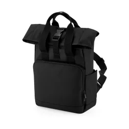 Recycled-Mini-Twin-Handle-Roll-Top-Backpack
