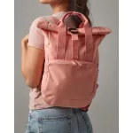 Recycled-Mini-Twin-Handle-Roll-Top-Backpack