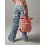 Recycled-Mini-Twin-Handle-Roll-Top-Backpack