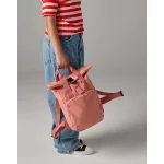 Recycled-Mini-Twin-Handle-Roll-Top-Backpack
