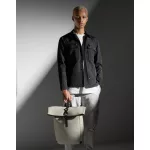Matte-PU-Rolltop-Backpack