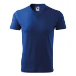 V-neck póló unisex királykék 3XL