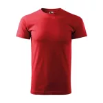 Basic póló férfi piros 5XL