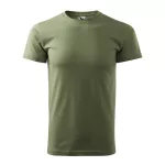 Basic póló férfi khaki XL