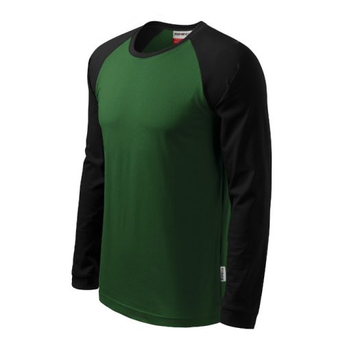 Street LS póló unisex üvegzöld L