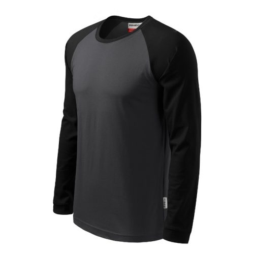 Street LS póló unisex ébenszürke 2XL