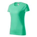 Basic póló női menta XL
