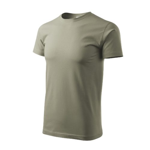 Heavy New póló unisex világos khaki M