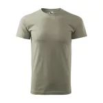 Heavy New póló unisex világos khaki L